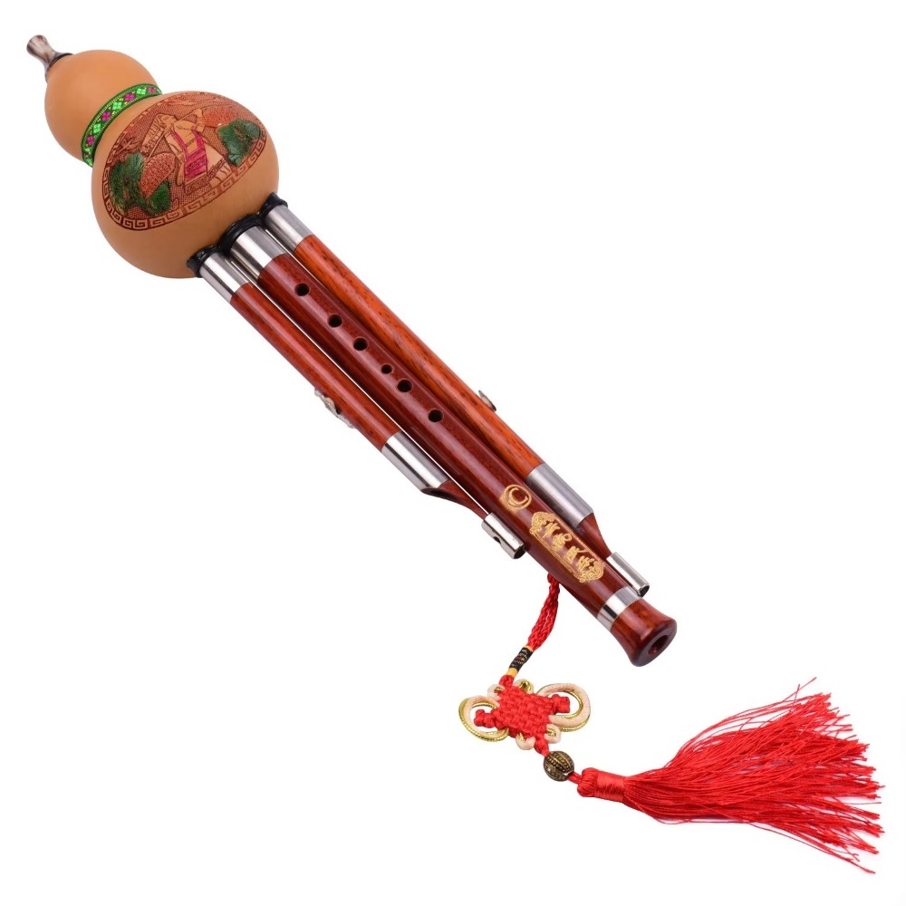 Musical Instrument In Chinese - Трехтональная флейта-хулуси в тональности До, из