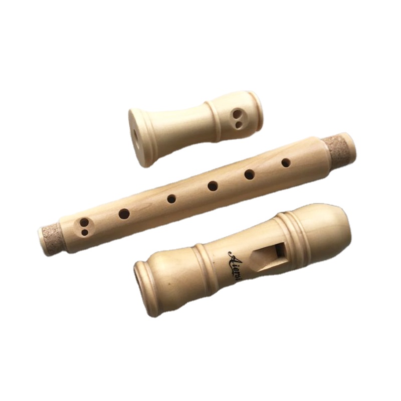 Recorder Baroque Style - 3 твердых клена, 8 отверстий, сопрано,
