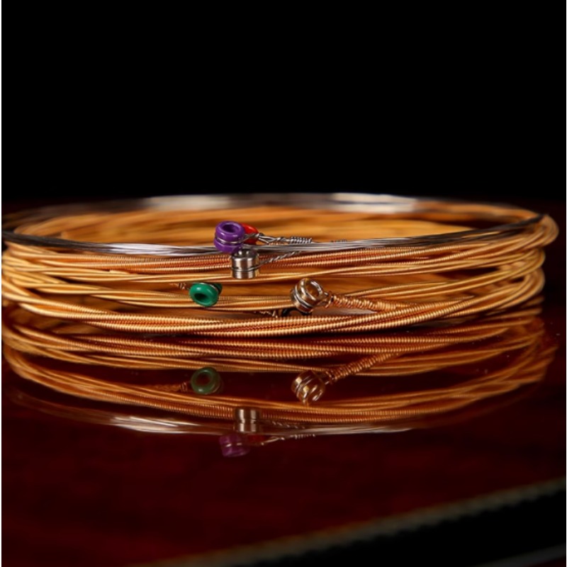 Musical Instrument Strings - Деревянная акустическая гитара, второй комплект струн,