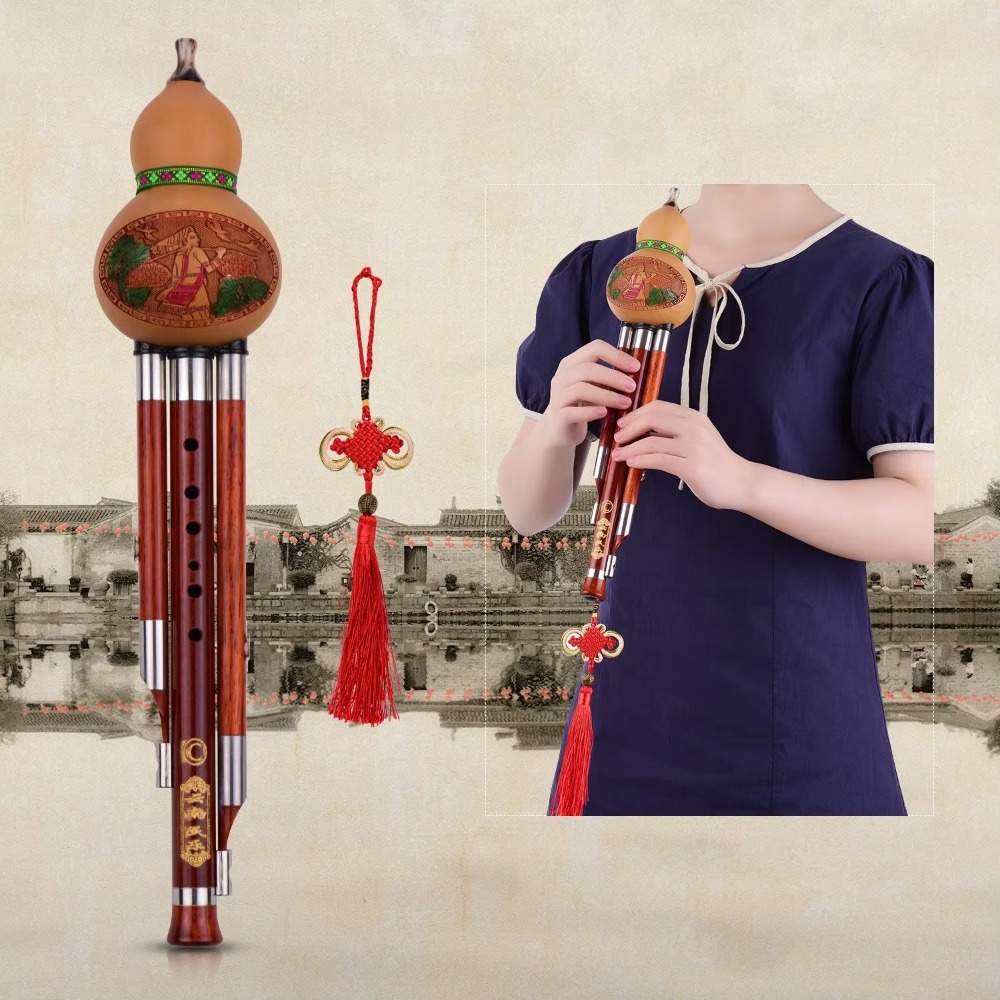 Трехтональная флейта-хулуси в  – обзор и цена Musical Instrument In Chinese