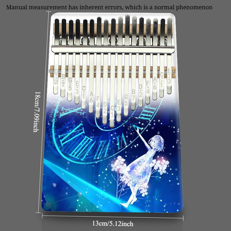 17-тональная калимба: цветное  – обзор и цена Musical Instrument Sounds