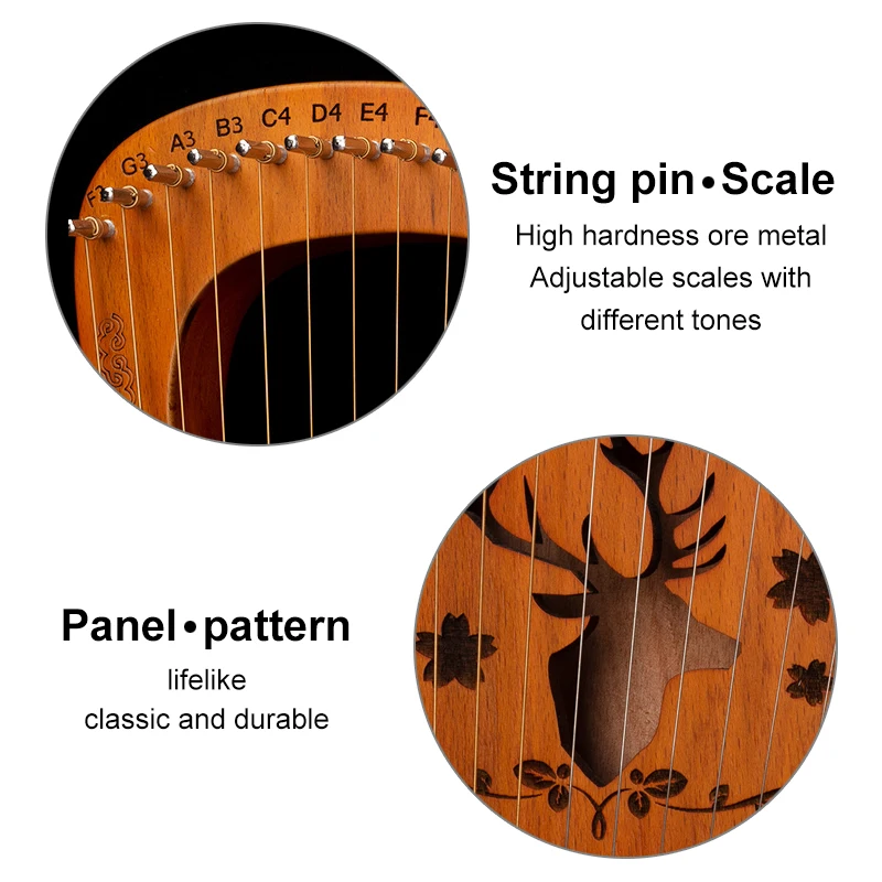 19-струнная лира-арфа, арфа из – обзор и цена Musical Instrument Lyre